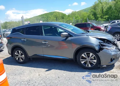 2020 Nissan Murano S Intelligent Awd z USA, uszkodzony, nr VIN 5N1AZ2AS4LN149147